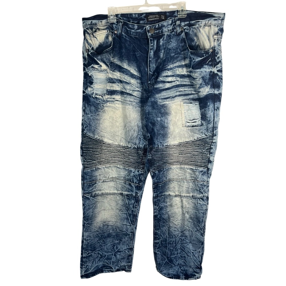 Trestles Supply Co Men's Distressed‎ Denim Jeans 44 Inseam 33"
